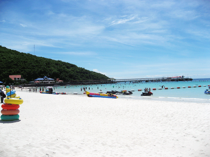 ラン島のビーチ