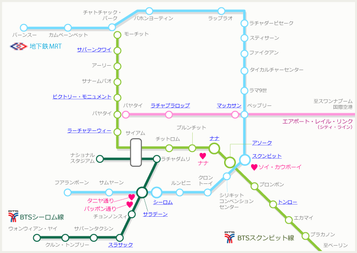 MTR BTS/マップ